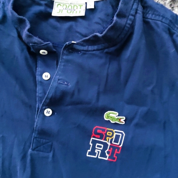 Lacoste Sport Polo size men's large - Picture 4 of 5